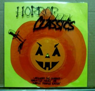 Horror Rock Classics Pumpkin Shaped Picture Disc Lp Vinyl Ep Halloween -