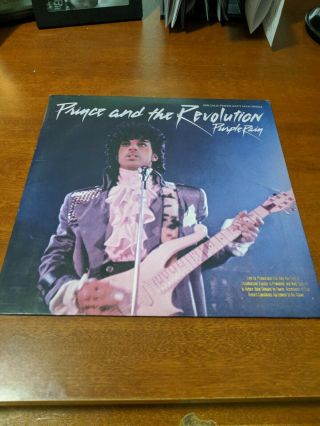 Prince And The Revolution Purple Rain 1984 12 " Single Purple Vinyl Vg,  Promo