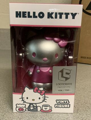Sdcc 2019 Exclusive Loot Crate 45 Yr Hello Kitty Special Edition Figure 104/750