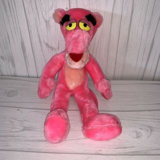 Pink Panther Vintage 1987 15 " Mighty Star Stuffed Plush Animal