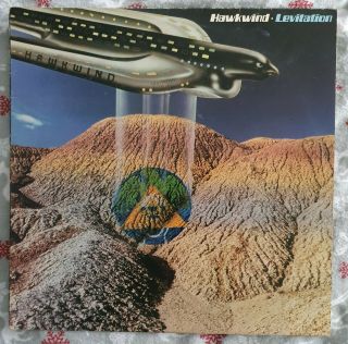 Hawkwind - Levitation 1980 Uk Blue Vinyl Pressing Bronze Records Bron 530
