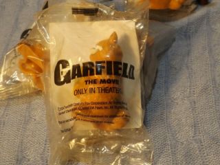 Garfield 2004 Toy - Cat And Fish - The Movie - Bag.