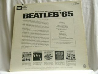 THE BEATLES ' 65 Capitol T 2228 mono LP John Lennon Paul McCartney Ringo Starr 2