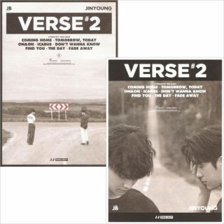Jj Project [verse 2] 2nd Album Random Cd,  Photo Book,  3p Card,  Lyrics,  Poster,  Gift
