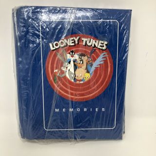 Vintage 1990 Looney Tunes Photo Album 4 X 6 Bugs Bunny Sylvester Tasmanian Porky
