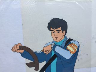 Production Animation Cel From The Adventures Of Speed Racer