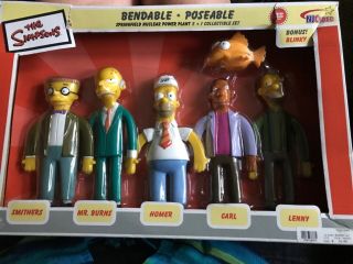 The Simpson’s Springfield Nuclear Power Plant 5,  1 Collectible Bendable And Posea