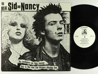 Sid Vicious - The Real Sid And Nancy Lp - Mbc Uk Vg,
