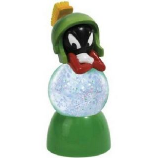 Looney Tunes Marvin The Martian Figure 35mm Water Snow Globe Sparkler