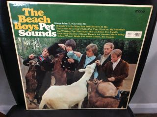The Beach Boys Pet Sounds Vinyl Lp Mono 1966 T2458 Capitol Records Rock Pop