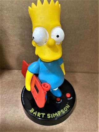 1991 Wesco The Simpsons Bart Simpson Talking Alarm Clock Yo Dude Get Out Of Bed