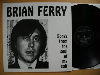Bryan Ferry Songs From The Soul Of My Suit Lp Live In Australia 1979 Roxy Music