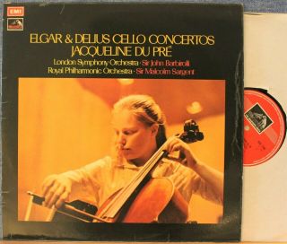 Du Pré.  Elgar,  Delius (cello Concertos).  Emi Asd 2764.  Nm