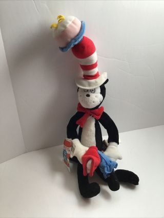 Dr Seuss Cat In The Hat With Tags Talking On Wobble Ball Collectible Playalong