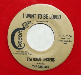 Royal Jesters Soul Red Wax Reissue Love Me B/w I Want To Be Loved