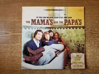 1966 Very Good,  Mamas And Papas - If You Can Believe Your Eyes And Ears 50006 Lp33