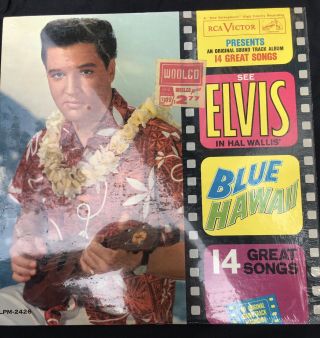 Elvis Presley: Blue Hawaii - Lp Mono Lpm 2426 Great Shape Price Rag