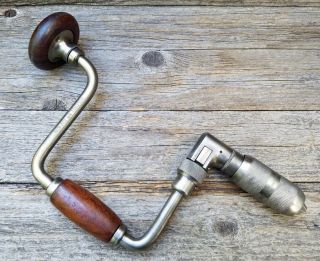Vintage Millers Falls " Holdall " No.  732 - 10 Bit Brace Drill - Woodworking Auger