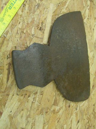 Antique/vintage,  Large Broad Head / Hewing Axe Head,  12 " Wide Cutting Edge