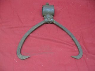 Antique Vintage Cant Hook Peavey ' s Log Roller Tongs Firewood Timber Logging Tool 2