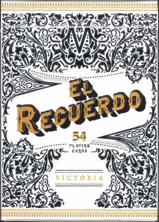 El Recuerdo - Victoria (white) Playing Cards - - Npcc