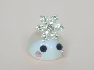 Clear Hoppe Chan With Crystal Of Snow Translucent Silicon Kawaii