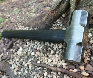 Big 4lb Forging " Hammer " Sledge Bladesmithing Farrier Blacksmith Anvil Knife