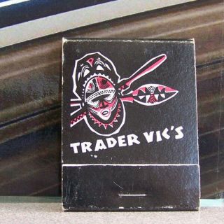 Rare Vintage Matchbook L3 Chicago Illinois Trader Vic 