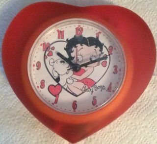 Betty Boop Heart Alarm Clock -