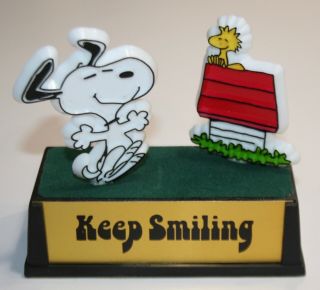 Vintage Snoopy & Woodstock Keep Smiling