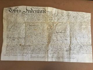 1794 Abington Pennsylvania Parchment Land Deed - T Livezey To E Jones