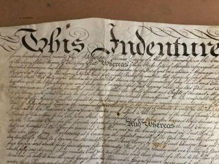 1794 Abington Pennsylvania Parchment Land Deed - T Livezey to E Jones 2