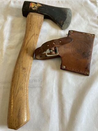 Norlund Hudson Bay Camping Axe Hatchet With Leather Blade Protector