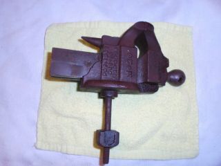 C Parker No 20 Bench Vice Antique Bench Vise Small Vice