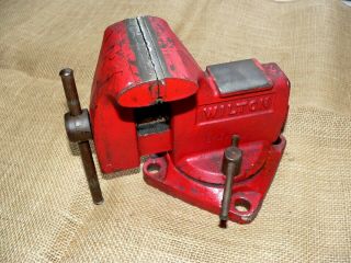 Vintage Wilton No.  121068 Vise,  Jaw 3 1/2 ,  Made In U.  S.  A.