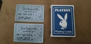 Playboy Playing Cards And Old Payboy Club Keys