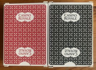Casino Royale James Bond 007 Playing Cards,  Two 2 Decks,  Red & Black 3