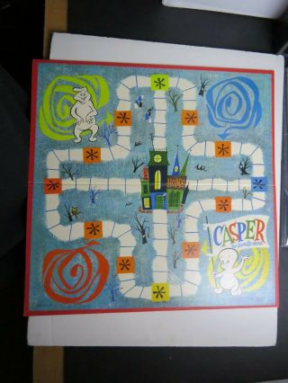 Casper The Friendly Ghost 1958 Board Game Board Nm Vintage
