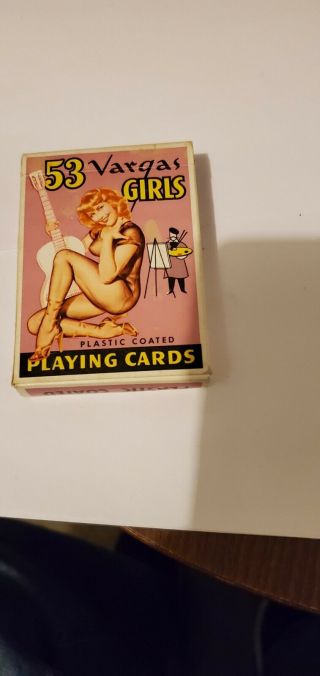 Vintage Vargas Girls Playing Cards Alberto Vargas Stancraft Products