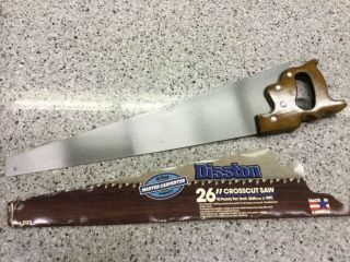 Vintage Disston The D - 23 26 Inch 10 PPI Crosscut Hand Saw 3