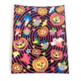 Vintage Lisa Frank Halloween Sticker Sheet S196