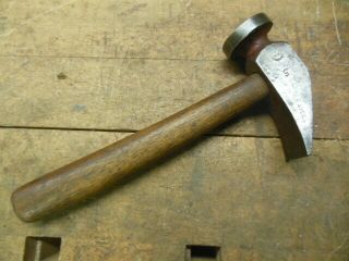 Vintage C S Osbourne & Co 5 Cobblers Hammer Old Leatherworking Tool