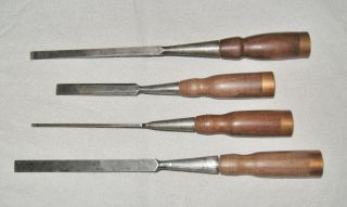 4 Socket Chisels James Swan P S And W Fulton