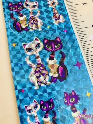 Lisa Frank Roxie & Rollie Prism Holographic Sticker Sheet