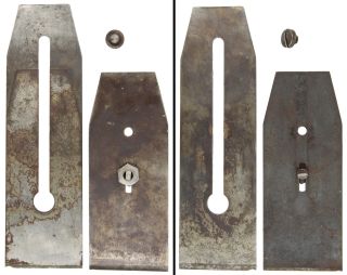 Orig.  Cutting Iron/chip Brkr.  For Stanley No.  104/105 Liberty Bell - Mjdtoolparts