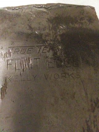 Vintage True Temper Flint Edge Kelly 3 1/2 Pound 5 Inch Blade Axe Head