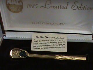 Mac Tools 1985 Limited Edition Gold Plated 3/8 