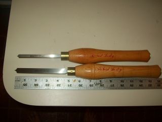 Robert Sorby Sheffield England 12 3/4 " To 13 1/2 " Wood Lathe Chisels