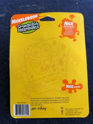 NIP 2005 SpongeBob Squarepants bendable figurine 2