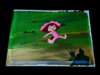 Strawberry Shortcake & The Baby Without A Name Strawberry Cel & Painted Back